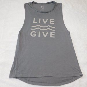 Vuori Live Give Tank Top | Storm Gray | VGUC | Medium